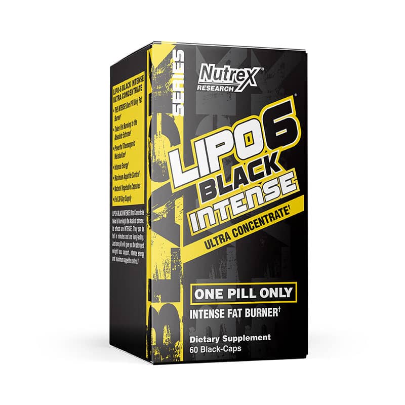 LIPO-6 BLACK INTENSE ULTRA CONCENTRATE Intense Fat Burner With Extreme Energy Kick